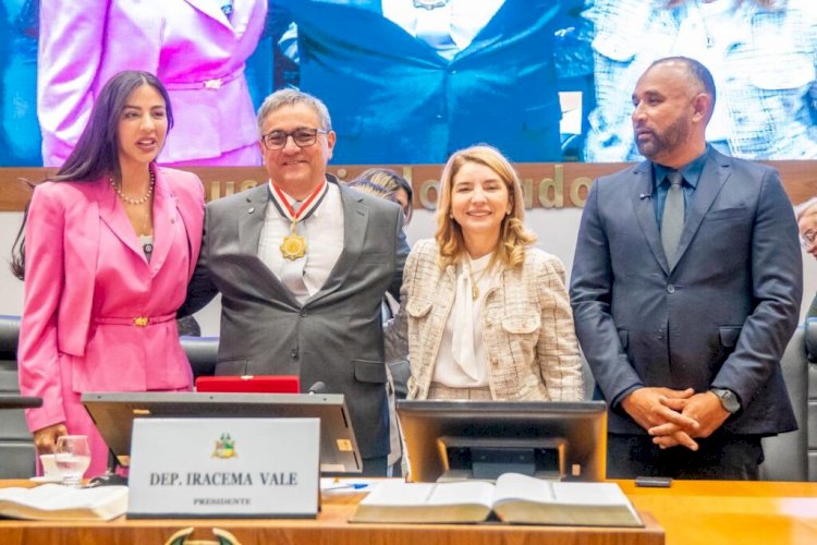 Assembleia homenageia Cauê Ávila Aragão e Márcio Machado com Medalha ‘Manuel Beckman’