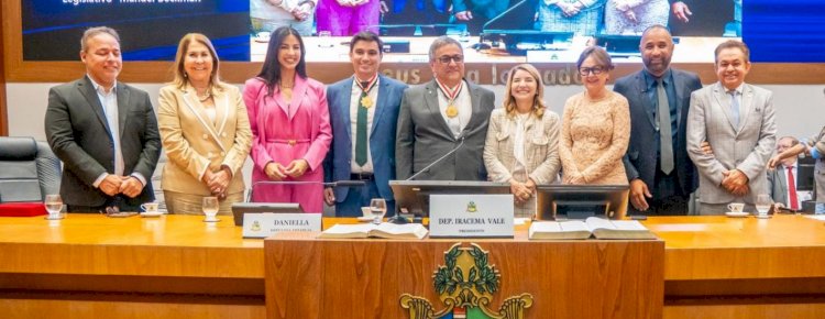 Assembleia homenageia Cauê Ávila Aragão e Márcio Machado com Medalha ‘Manuel Beckman’